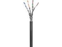 MicroConnect - Bulk-kaapeli - 100 m - SFTP - CAT 6 - sisä- ja ulkotiloissa, kiinteä - musta