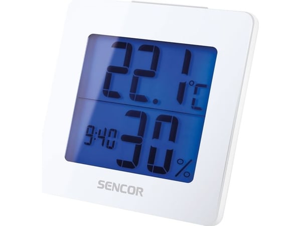 Sencor SWS 1500 W - Värmehygrometer - digital - vit