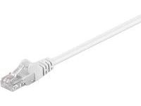 MicroConnect - Nettverkskabel - RJ-45 (hann) til RJ-45 (hann) - 20 m - UTP - CAT 5e - flertrådet - hvit