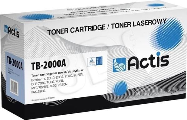 Actis TB-2000A, 2500 sivua, Musta, 1 kpl