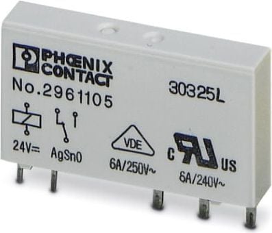 Phoenix REL-MR- 60DC/21, 250 V, 10 A, -40 - 85 °C, 60 - 60 V, 5 x 15 x 28 mm, 6 g