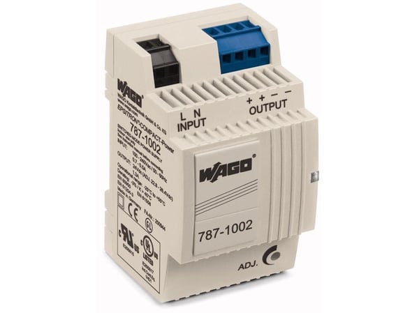 Wago 787-1002, 31,2 W, 85 - 264 V, 44 - 66 Hz, 0,7 A, passiv, 10 ms