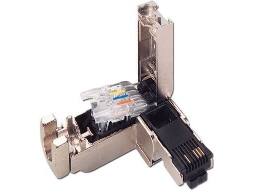 Siemens 6GK1901-1BB20-2AE0 IE FC RJ45 pistoke 90, RJ45 pistoke FC-liitännällä., 90 astetta 6GK19011BB202AE0 Napojen lukumäärä (RJ) 4 1 kpl