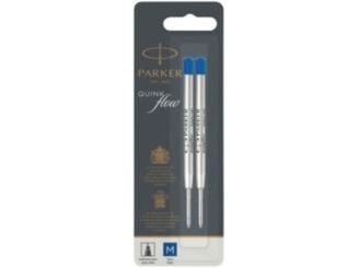 Parker 1950373, Blå, Medium, Blå, Silver, Kulspetspenna, Blåsa, 2 styck