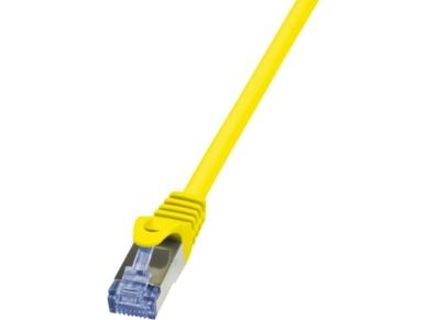 LogiLink PrimeLine - Koppeledning - RJ-45 (hann) til RJ-45 (hann) - 2 m - SFTP, PiMF - CAT 6a - halogenfri - gul