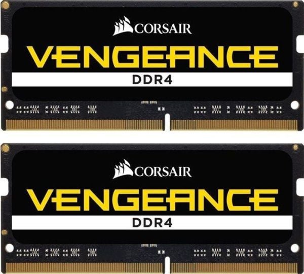 CORSAIR Vengeance - DDR4 - sett - 16 GB: 2 x 8 GB - SO DIMM 260-pin - 2666 MHz / PC4-21300 - CL18 - 1.2 V - ikke-bufret - ikke-ECC