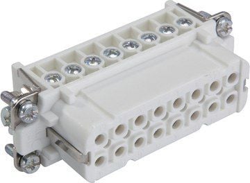 Lapp EPIC H-A 16 BS, Ruuvi, Upotus, Hopea, 0.5 - 2.5 mm², 4 mO, 2,5 kV