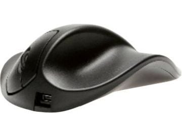 Hippus HandShoeMouse Høyre Medium - Vertikal mus - Høyrehendt - Laser - 3 knapper - trådløs - trådløs mottaker (USB) ( M2UB-LC )