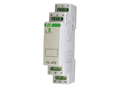 F&F elektromagnetiskt relä 24V 4x8A - PK4PR24