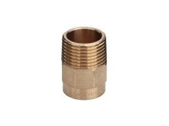 Viega overgang muffe/nippel 12 mm x 38" rødgods