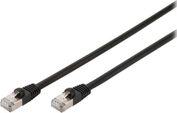 DIGITUS Professional - Liitäntäkaapeli - RJ-45 (uros) - RJ-45 (uros) - 5 m - SFTP - CAT 6 - buutattu, ulkokäyttöön, solmuvapaa - musta - musta