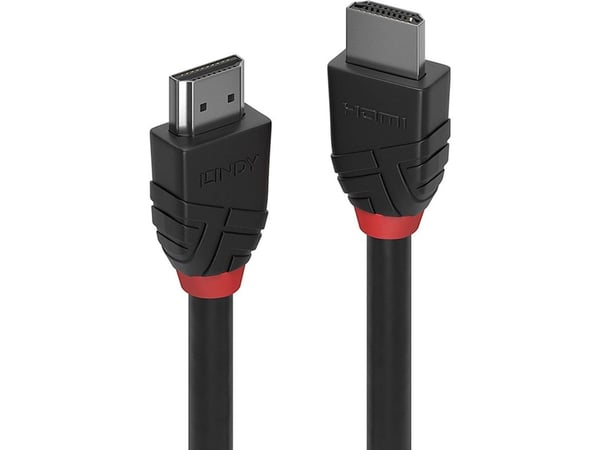 Lindy 36470, 0,5 m, HDMI-tyyppi A (vakio), HDMI-tyyppi A (vakio), 4096 x 2160 pikseliä, 18 Gbit/s, Musta