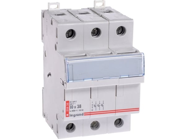 Legrand sylindrisk sikringskobler 3P 10x38mm RB338 005838