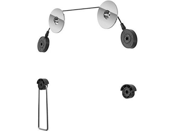 Goobay TV EasyMount L, 81,3 cm (32"), 139,7 cm (55"), 50 kg, 400 x 400 mm, 400 x 400 mm, Sort, Sølv