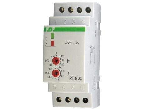 F&amp;F Lämpötilan säädin 230V 16A RR-820