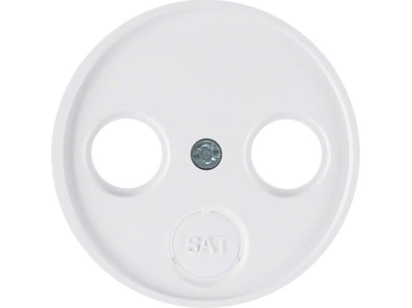 Berker 12032089, Valkoinen, Termoplastinen, Tavanomainen, Berker, Kiiltävä, IP20