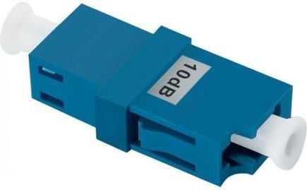 Qoltec - Verkon vaimennin - LC/UPC yksimuotokuidusta (naaras) LC/UPC yksimuotokuidusta (naaras) - valokuitu - 10 dB