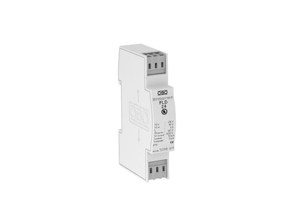 Bettermann ylijännitesuoja kaksijohdinjärjestelmiin 19VAC/28VDC 5kA 10kV FLD 24 (5098611)
