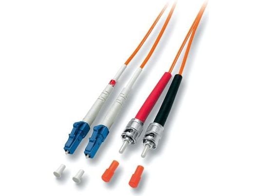Varusteet LC/ST 50/125µm 5.0m, 5 m, OM2, LC, ST