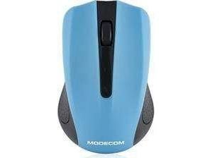 ModeCom MC-WM9 - Mus - optisk - trådløs - 2.4 GHz - USB trådløs mottaker - svart, blå