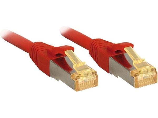Lindy 47299, 15 m, Cat7, S/FTP (S-STP), RJ-45, RJ-45, Rød