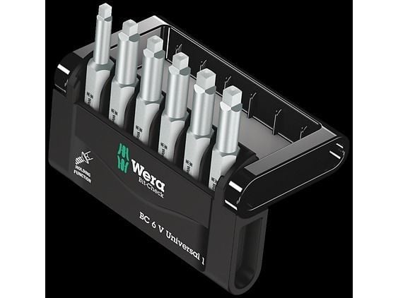 Wera Bit-Check, 6 stykker, firkant, 1, 2, 3, 1x # 1x50 mm 3x # 2x50 mm 2x # 3x50 mm