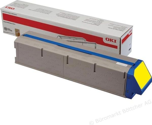 OKI - Gul - original - tonerpatron - for C911dn, 931, 931dn