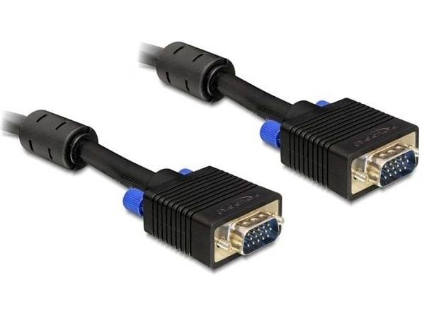 Delock - VGA-kabel - HD-15 (VGA) (hann) til HD-15 (VGA) (hann) - 20 m