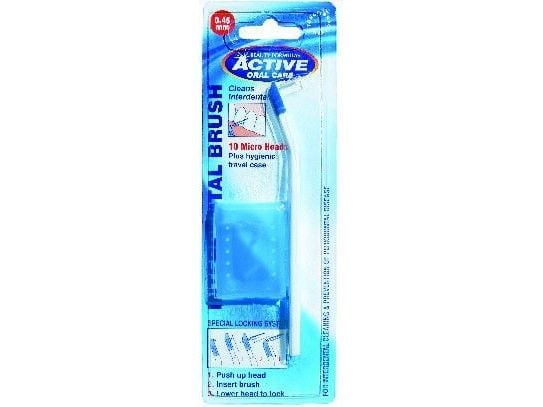 Active Oral Care hammasväliharja + 10 hammasväliharjan päätä - 726637
