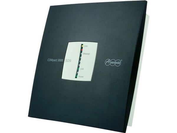 Auerswald COMPact 3000 ISDN - Hybrid PBX - 1 x 10/100