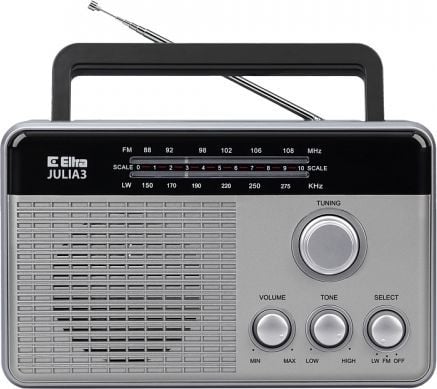 Radio Julia 3 silver