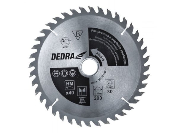 Dedra Pila kappeskive 150x20 mm 24 t. med sintrert hardmetall - H15024