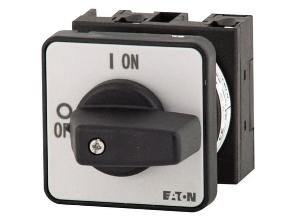 Eaton P1-25/E, Vipukytkin, 3P, Musta, Valkoinen, IP65, 48 mm, 48 mm