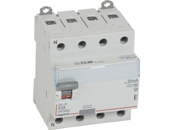 Legrand jordfelsbrytare 4P 63A 0,03A typ HPI P304 DX3 (411696)