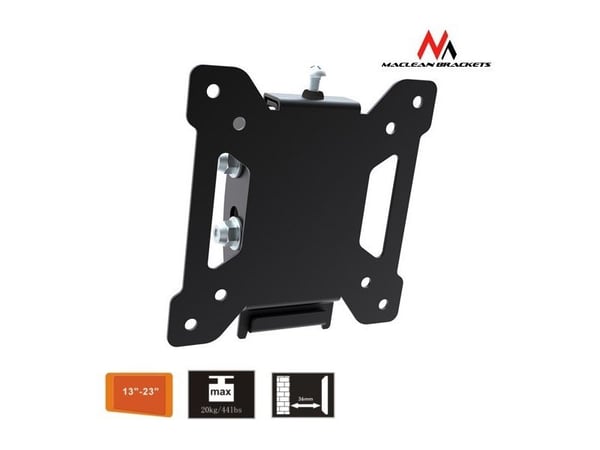 MACLEAN MC-596 väggfäste för TV LCD LED plasma 13–27 20 kg