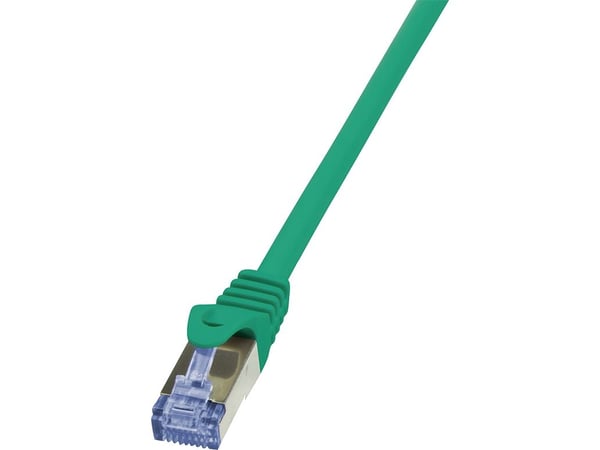 LogiLink PrimeLine - Koblingskabel - RJ-45 (hann) til RJ-45 (hann) - SFTP, PiMF - CAT 6a - halogenfri - grønn