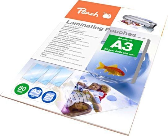 Peach 510418, Läpinäkyvä, A3, 25 kpl