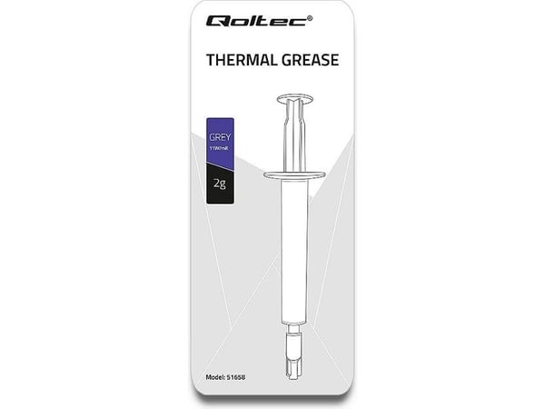 Qoltec 51658 - Termomasse - grå
