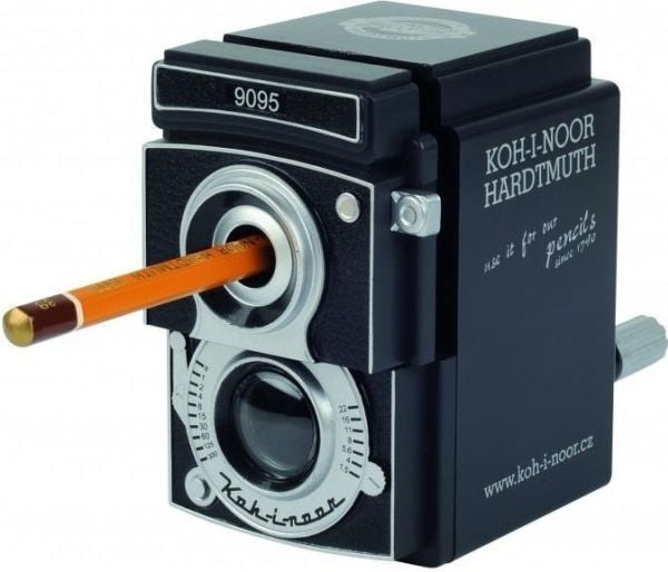Koh-I-Noor H9095-110, Käsikäyttöinen kynäteroitin, Musta, Muovi, 68 mm, 100 mm, 113 mm