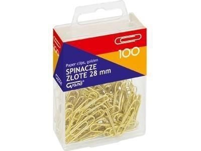 Glitter stiftespisser gull 28 mm, 100 stk. (167480)
