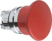 Schneider Electric ZB4BC4 Frontelement til trykknap kan nulstilles (Ø) 22 mm Tom Krom, Rød 1 stk