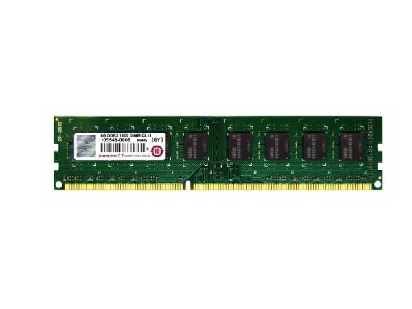 Transcend - DDR3 - modul - 8 GB - DIMM 240-pin - 1600 MHz / PC3-12800 - CL11 - 1.5 V - ikke-bufret - ECC