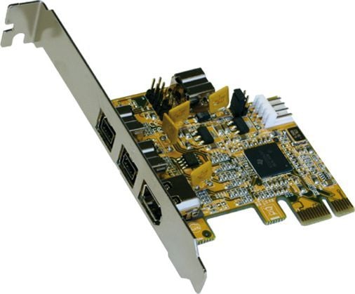 Exsys EX 16415 - FireWire-sovitin - PCI Express x1 - Firewire, FireWire 800 - 3 liitäntää + 1 x FireWire (EX-16415)