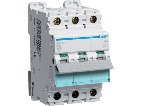 Hager NBN340, Dvärgbrytare, IP20
