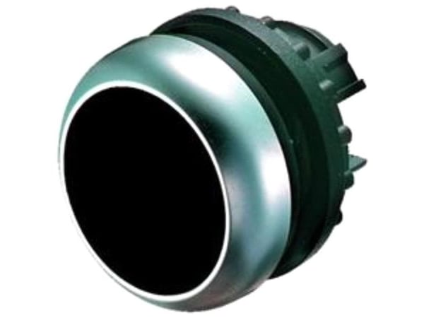 Eaton M22-D-S, Knap, Sort, Krom, Plast, IP66, IP67, IP69, 29,7 mm, 29 mm, 29 mm