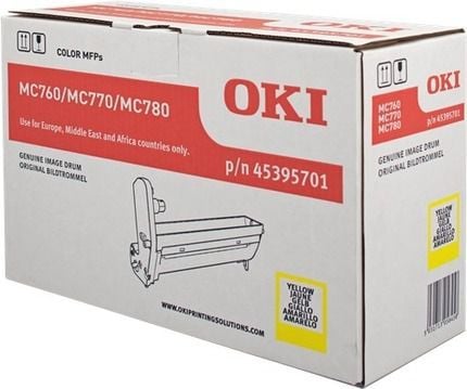 OKI - Gul - original - trommelsett - for OKI MC760dn, MC760dnfax, MC760dnvfax, MC770dnfax, MC780dfnfax