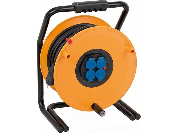 Brennenstuhl Brobusta IP44 4 x 230V musta 50m jatkojohto (1319014)