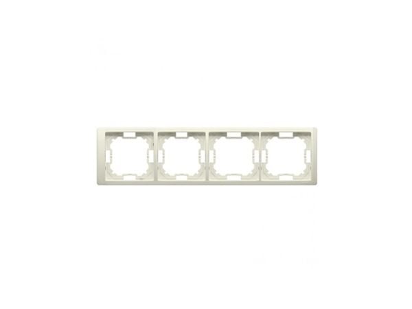 Kontakt-Simon fyrfacksram Neos beige - BMRC4/12