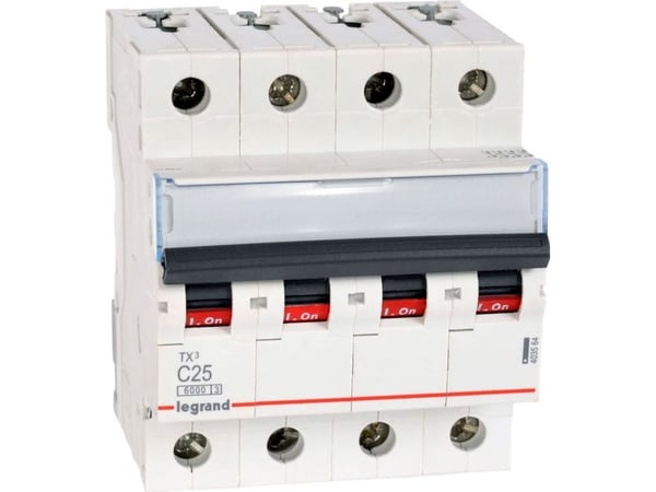 Legrand automatsäkring S304 C25 TX3 25A 6kA 403564