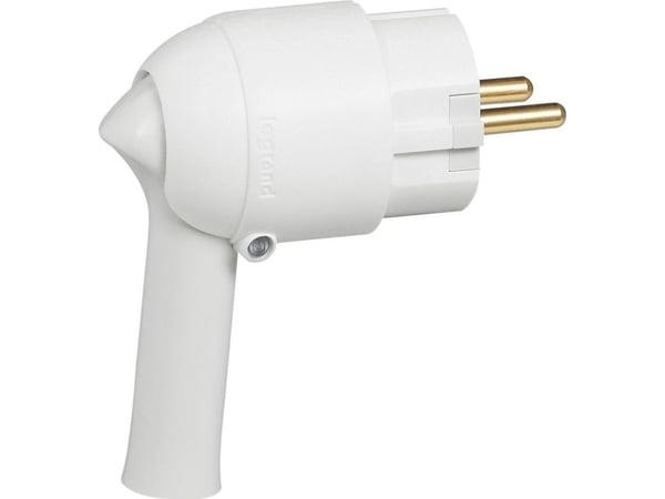 Legrand Liikuteltava kulmapistoke vivulla 2P+Z 16A valkoinen (50175)